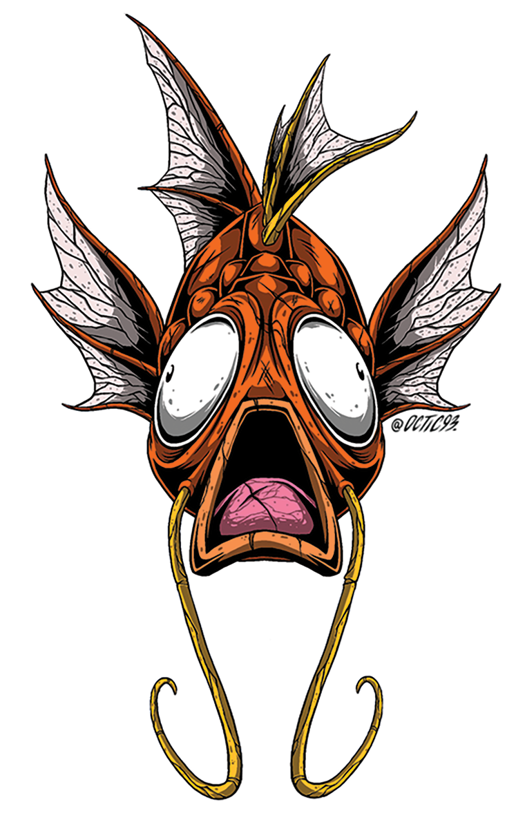 Magikarp - Sticker - $5.00