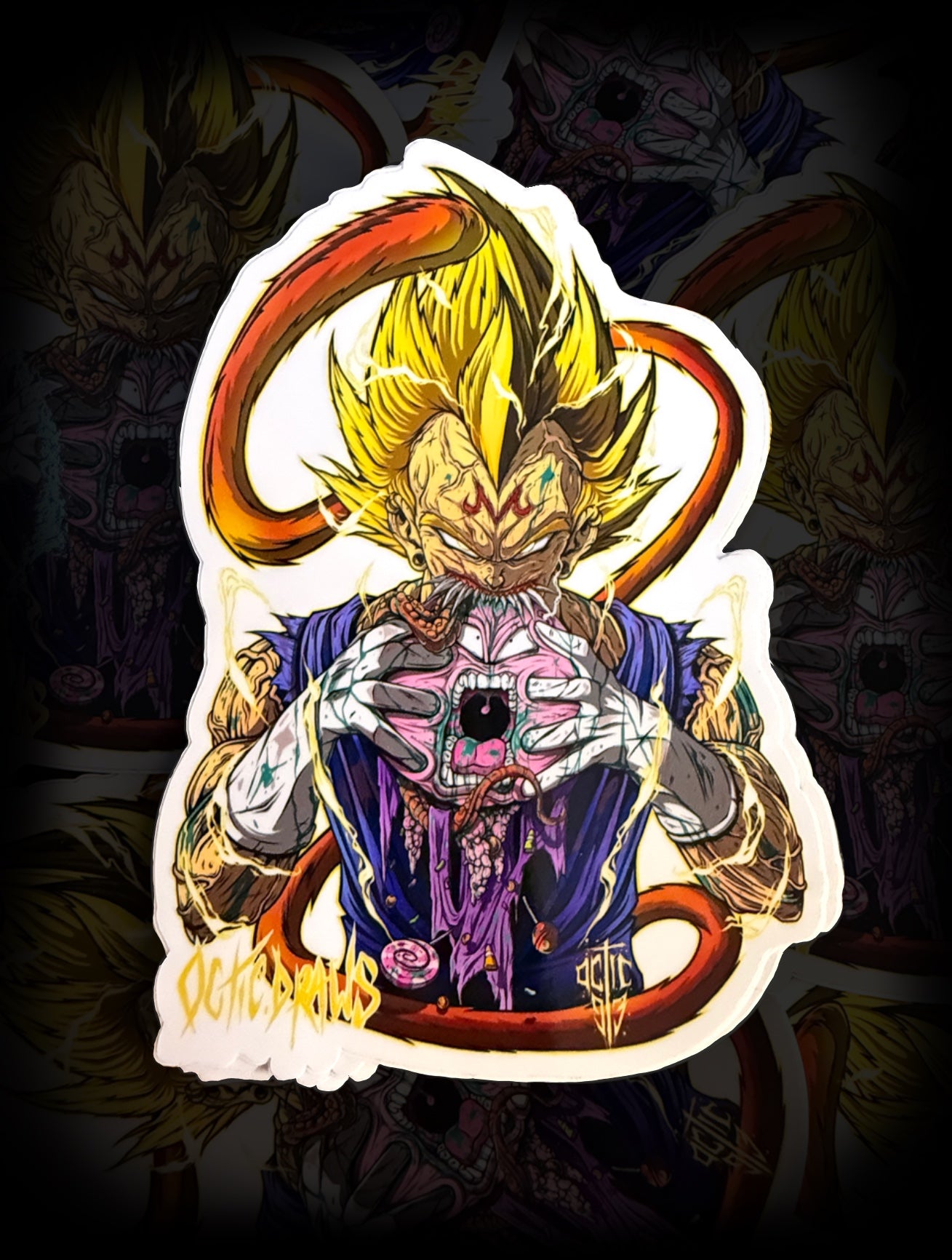 Majin Vegeta - Sticker 15cm