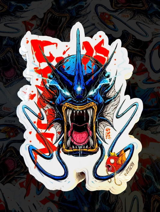 Gyarados - Sticker - 15cm