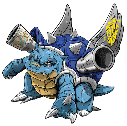 Blue Shell Blastoise - Sticker